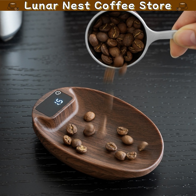 Home Barista - Bilancia Digitale Portatile per Caffè, Piatto