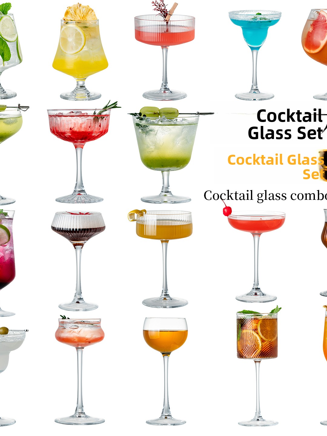 Highball Glass Set - Set di Bicchieri da Cocktail in