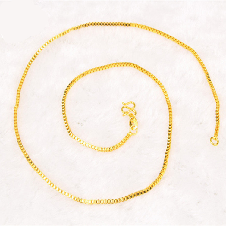 Collana con catena a scatola A - Bar Cart Gold recensione e prezzo