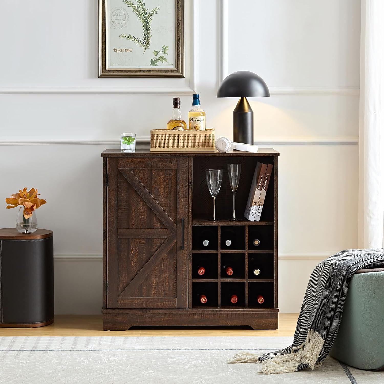 Mobile Bar in Stile Rustico co - Home Bar And Cabinet recensione e prezzo