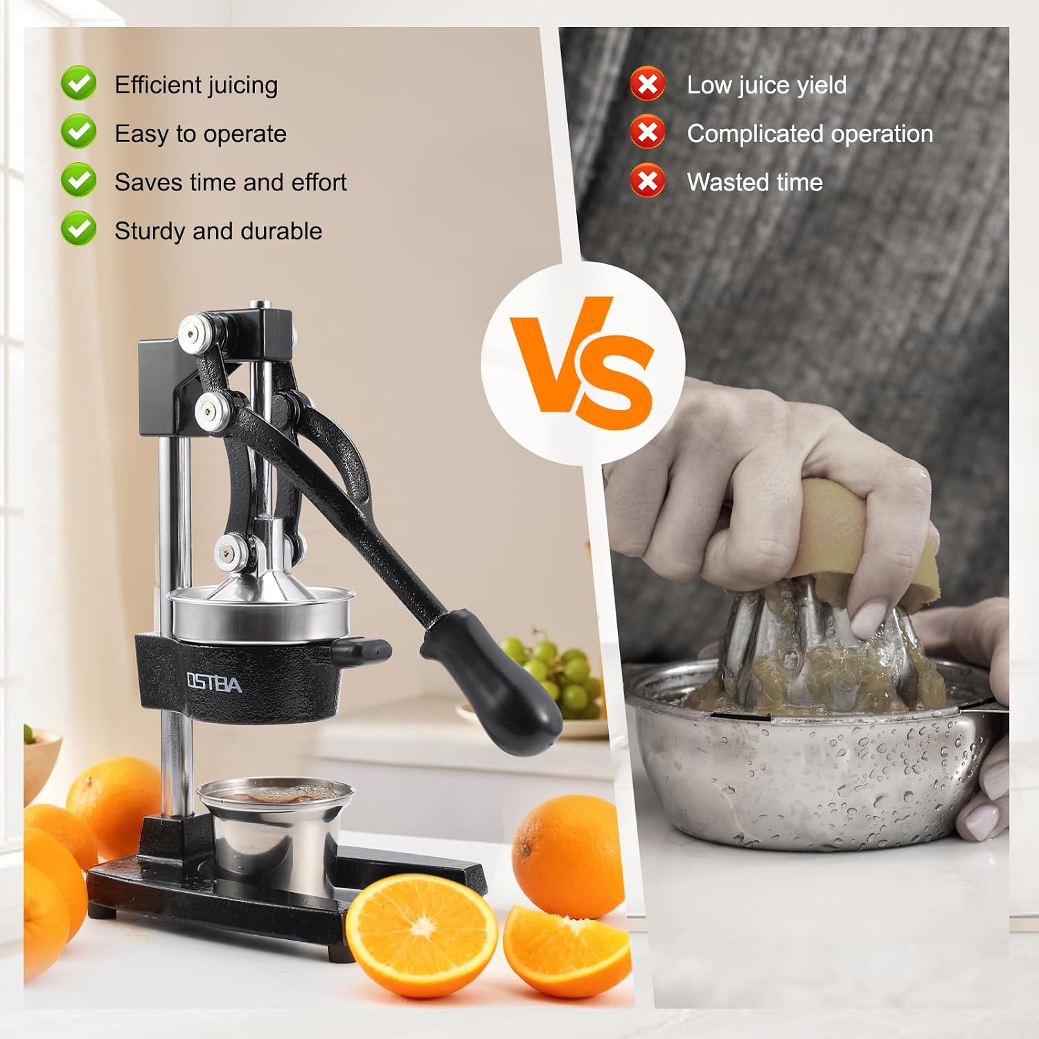 Spremiagrumi Manuale in Ghisa - Citrus Juicer Bar recensione e prezzo