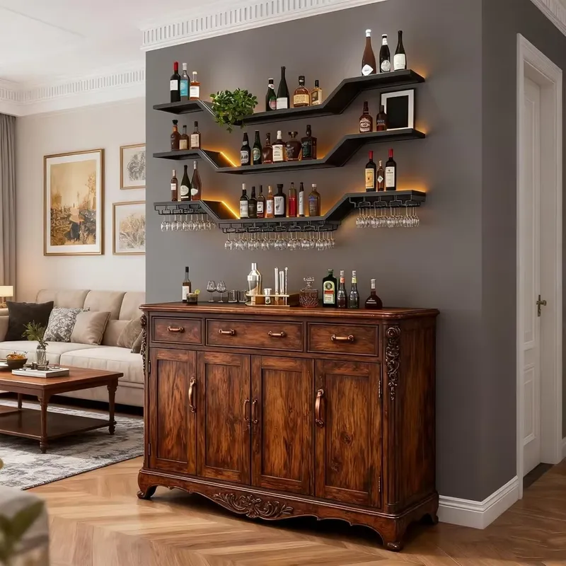 Portabottiglie da Parete a LED - Home Bar Shelf recensione e prezzo