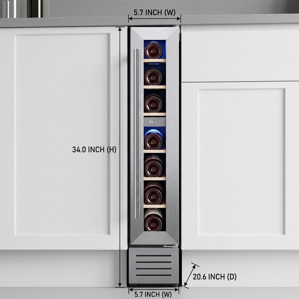 Mini Frigorifero per Vini da 7 - Home Bar And Fridge recensione e prezzo